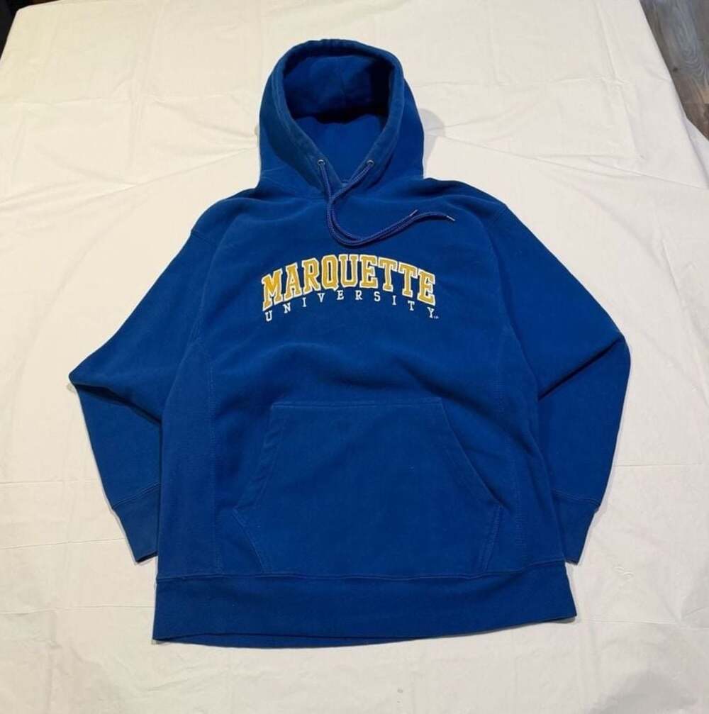 Steve and Barry's Marquette University Pullover Hoodie Sweatshirt Size Small
